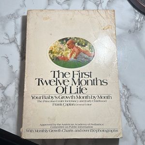 Vintage book The first twelve months of life.